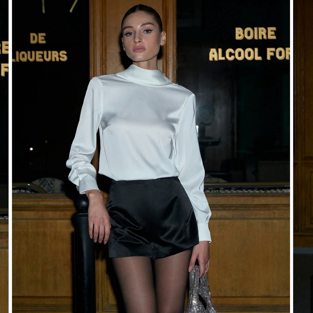 Commense White Blouse